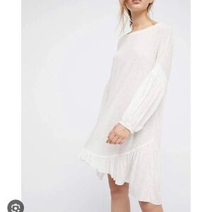 Free People Riverside Dress White Small